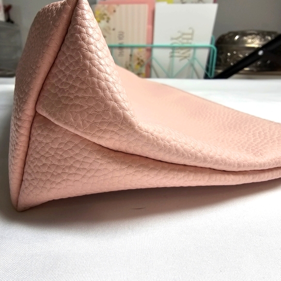 Pink Cosmetic Bag Vegan Leather GUC - Picture 5 of 8